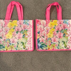 Lilly Pulitzer Bundle 2Floral Totes-Firm price